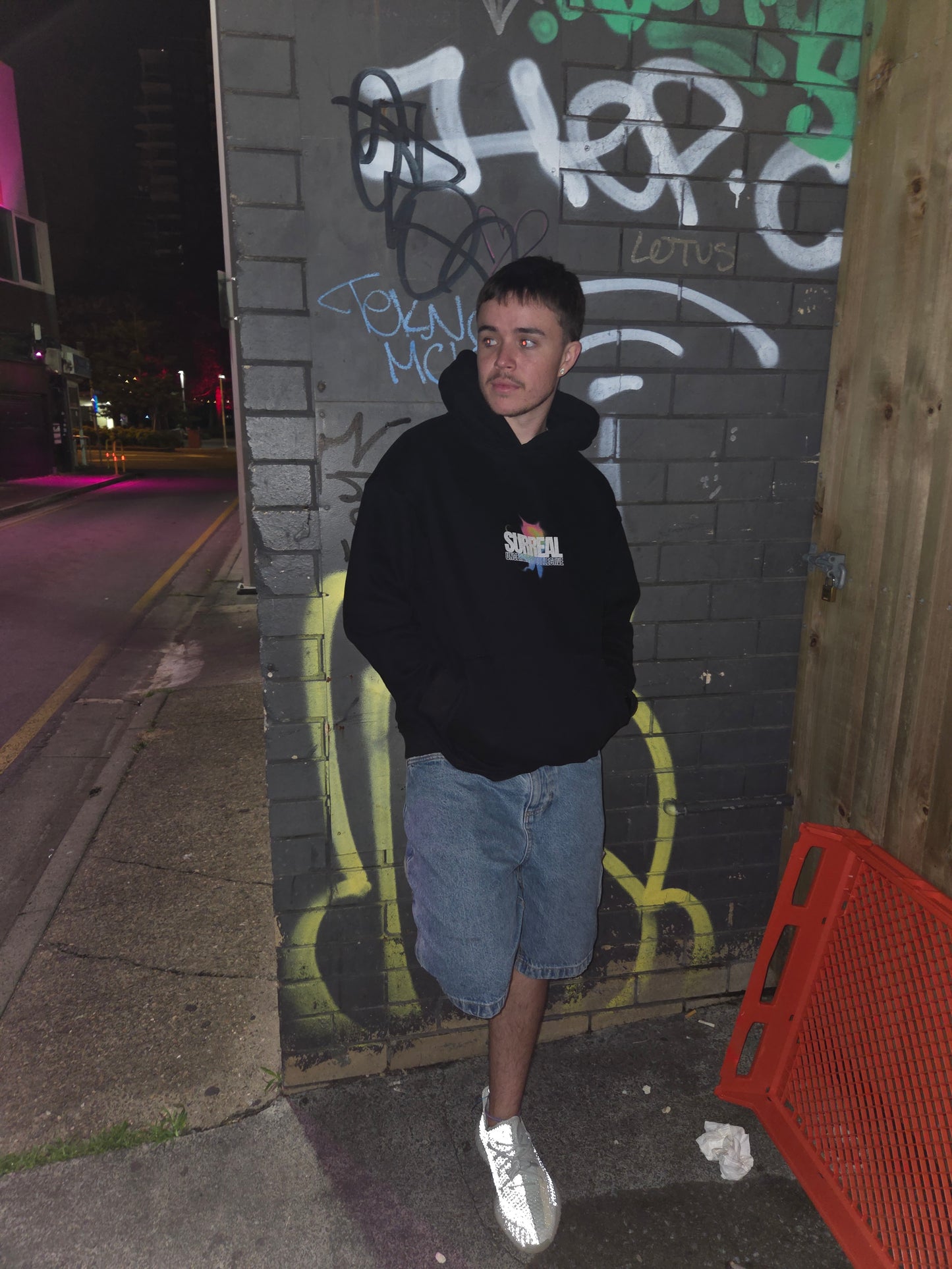 SURREAL HOODIE BLACK