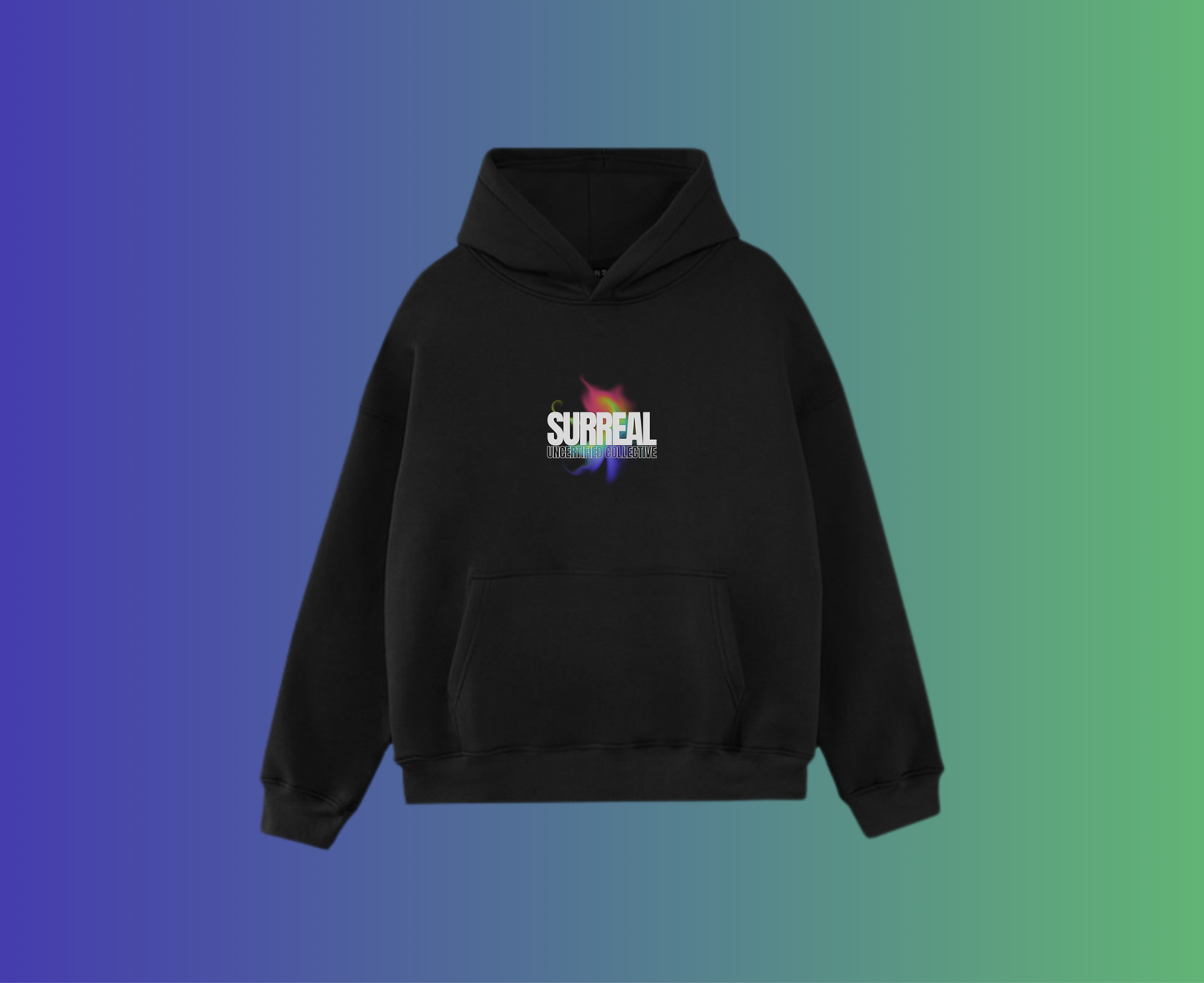 SURREAL HOODIE BLACK