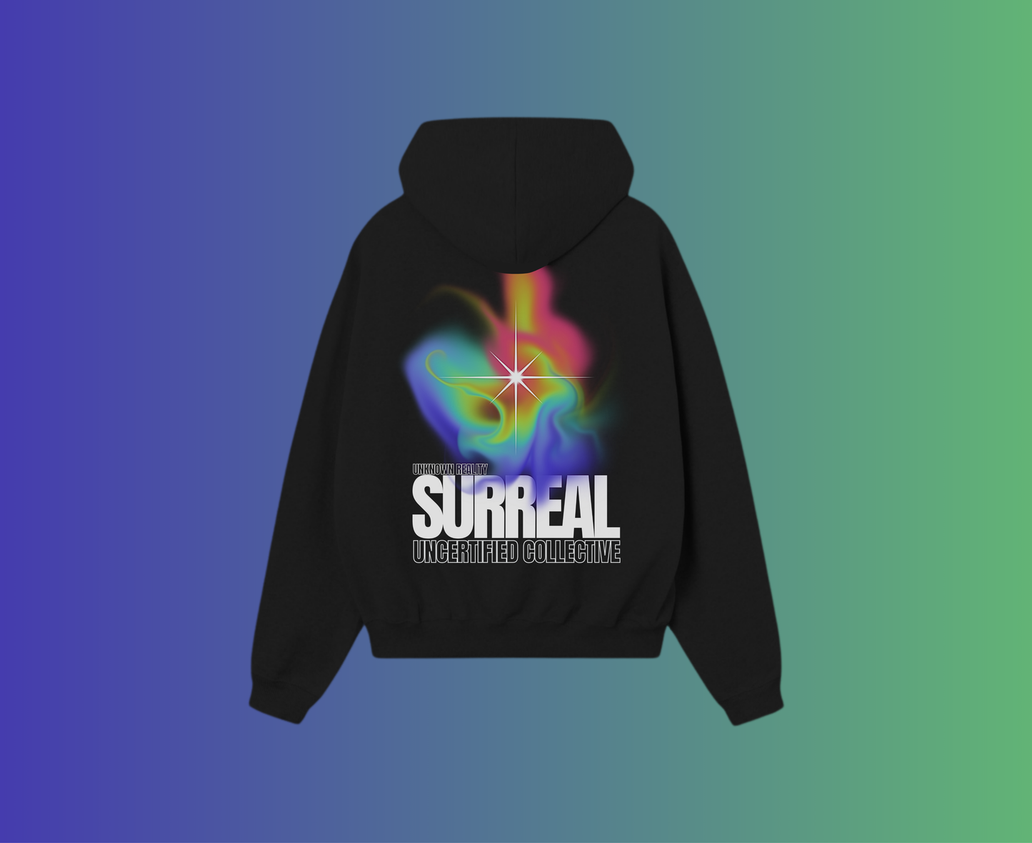 SURREAL HOODIE BLACK