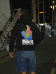 SURREAL HOODIE BLACK